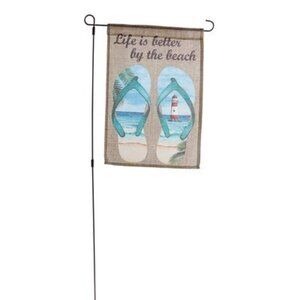 Life is better by the beach flag pier 1